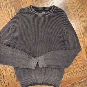 RSQ Men's Washed Crewneck Sweater